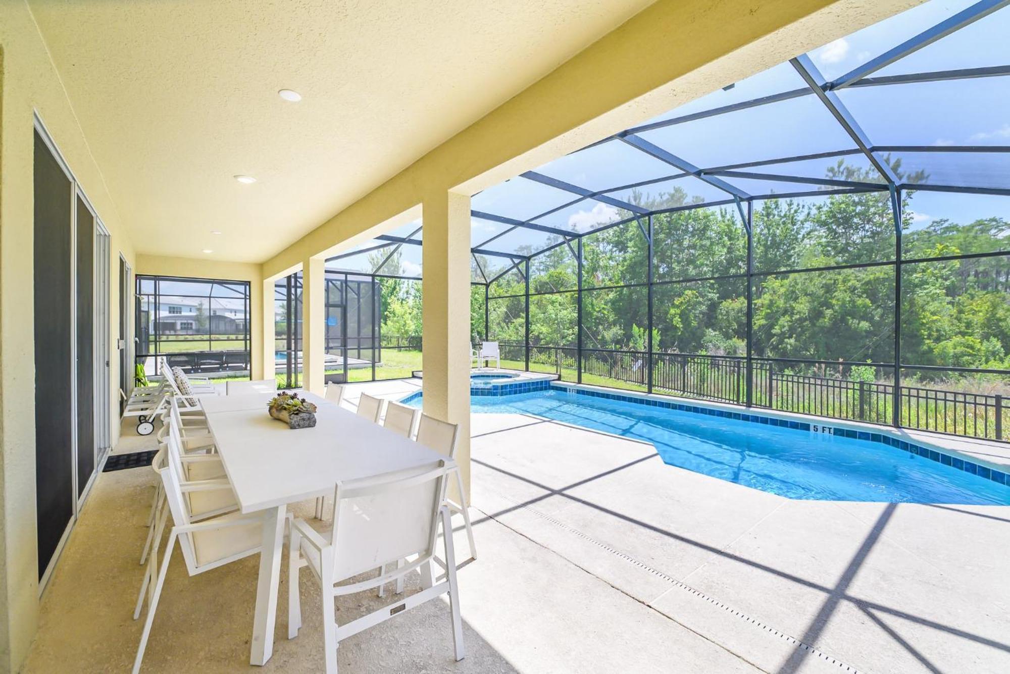 Stunning 9Br Home - Family Resort With Private Pool, Hot Tub, Games Room And Bbq! Kissimmee Exterior photo